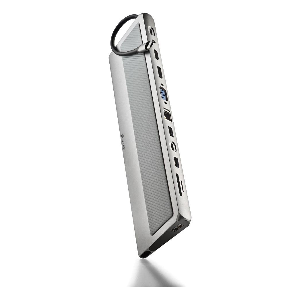 NGS NGS DOCKING CONNESSIONI MULTIPLE, 1 USB 2, 2 USB 3, HDMI, DP, VGA, USCITA AUDIO, PD, RJ45, USB-C, SL - DOCKING STATION | TecnoCARE.net Sabaudia, Latina, Terracina, San Felice Circeo e Pontinia