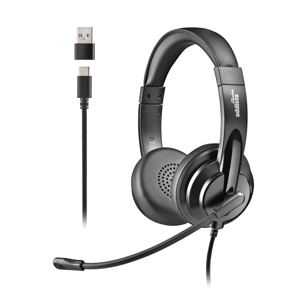 NGS NGS CUFFIE STEREO USB-C CON CONTROLLO DEL VOLUME E ADATTATORE USB - CUFFIE E MICROFONI | TecnoCARE.net Sabaudia, Latina, Terracina, San Felice Circeo e Pontinia
