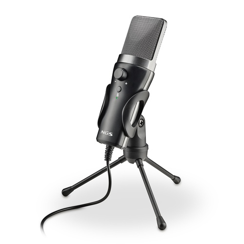 NGS NGS MS120 USB: microfono USB con supporto per treppiede. Ideale per PC o laptop. Suono chiaro. Regol - CUFFIE E MICROFONI | TecnoCARE.net Sabaudia, Latina, Terracina, San Felice Circeo e Pontinia