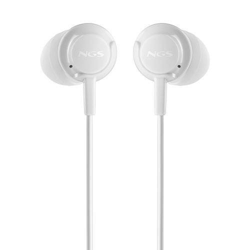 NGS NGS CROSS STEP WHITE: Auricolari a bottone con microfono e controllo del volume. Pulsante multifunzi - CUFFIE E MICROFONI | TecnoCARE.net Sabaudia, Latina, Terracina, San Felice Circeo e Pontinia