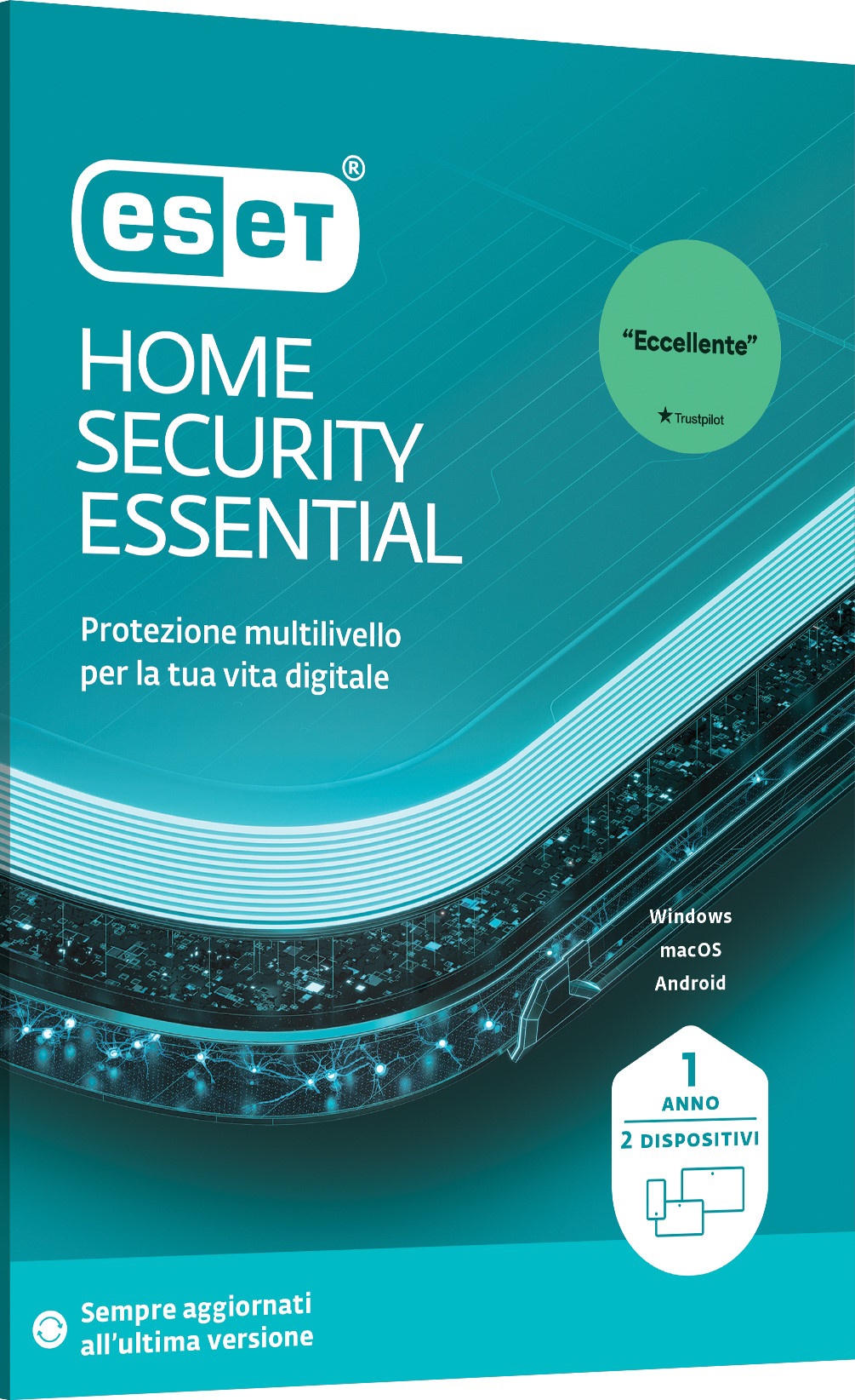 ESET ESET HOME SECURITY ESSENTIAL RINNOVO EX INTERNET SECURITY - ANTIVIRUS | TecnoCARE.net Sabaudia, Latina, Terracina, San Felice Circeo e Pontinia