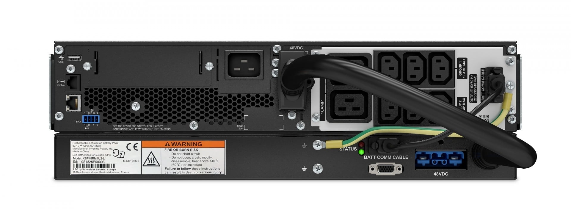 APC BY SCHNEIDER ELECTRIC APC SMART-UPS SRT LI-ION 3000VA RM ACCS gruppo di continuità (UPS) Doppia conversione (online) 3 kVA 2700 W 8 presa(e) AC - BATTERIE E ALIMENTATORI | TecnoCARE.net Sabaudia, Latina, Terracina, San Felice Circeo e Pontinia