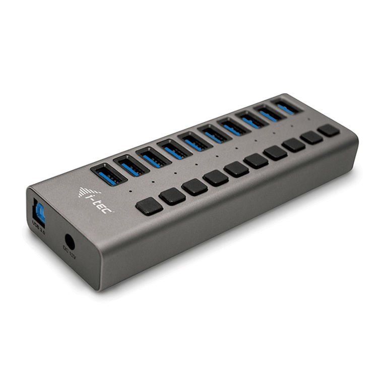 I-TEC I-TEC USB 3.0 CHARGING HUB 10 PORT + POWER ADAPTER 48 W - HUB USB | TecnoCARE.net Sabaudia, Latina, Terracina, San Felice Circeo e Pontinia