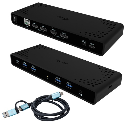 I-TEC I-TEC UNIVERSAL DUAL 4K DISPLAY DOCKING STATION, PD 85W - DOCKING STATION | TecnoCARE.net Sabaudia, Latina, Terracina, San Felice Circeo e Pontinia