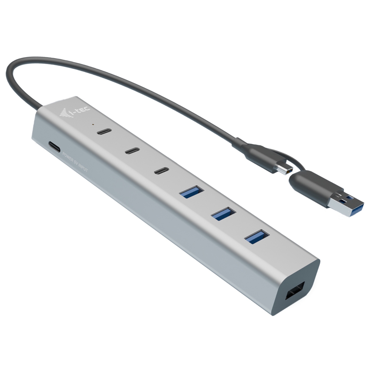 I-TEC I-TEC USB-C/USB-A CHARGING METAL HUB 7 PORT (3X USB-C, 4X USB-A) - HUB USB | TecnoCARE.net Sabaudia, Latina, Terracina, San Felice Circeo e Pontinia