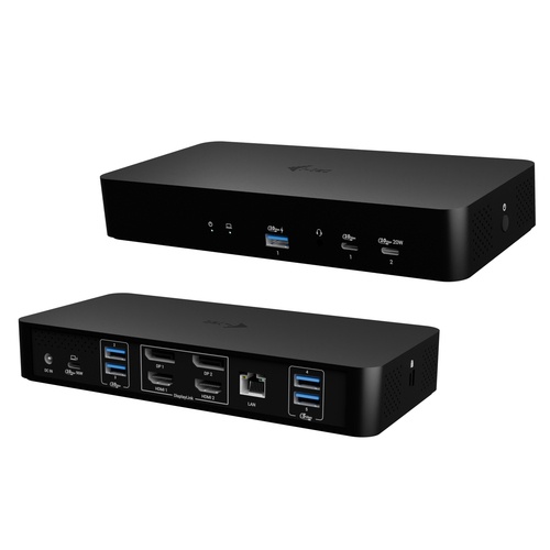 I-TEC I-TEC DOCKING STATION UNIVERSAL INTELLIGENT 2 DISPLAY, POWER DELIVERY 100W, IT - DOCKING STATION | TecnoCARE.net Sabaudia, Latina, Terracina, San Felice Circeo e Pontinia