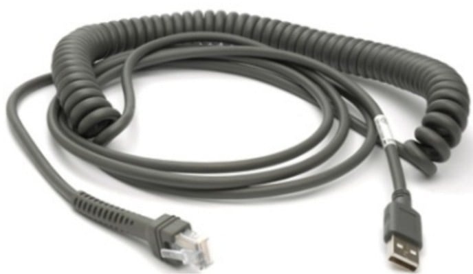 ZEBRA Motorola CBA-U09-C15ZAR cavo USB 4,57 m USB A Grigio - CAVI PER COMPUTER E PERIFERICHE | TecnoCARE.net Sabaudia, Latina, Terracina, San Felice Circeo e Pontinia