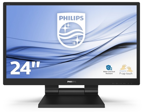 PHILIPS PHILIPS MONITOR TOUCH 23,8 LED IPS 16:9 FHD 5MS 250CDM, VGA/DVI/DP/HDMI, IP54, MULTIMEDIALE - MONITOR TOUCH | TecnoCARE.net Sabaudia, Latina, Terracina, San Felice Circeo e Pontinia