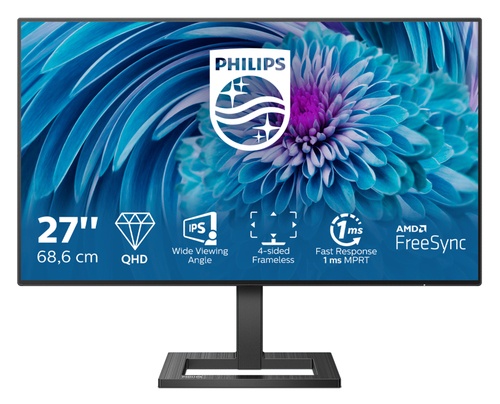 PHILIPS PHILIPS MONITOR 27" LED IPS QHD 16:9 1MS 75HZ, 350 CDM, DP/HDMI, REG ALTEZZA, MULTIMEDIALE - MONITOR LED | TecnoCARE.net Sabaudia, Latina, Terracina, San Felice Circeo e Pontinia