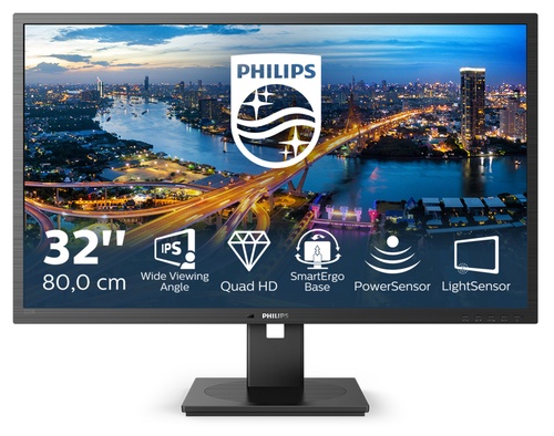 PHILIPS Philips B Line 325B1L/00 Monitor PC 80 cm (31.5") 2560 x 1440 Pixel 2K Ultra HD LCD Nero - MONITOR E ACCESSORI | TecnoCARE.net Sabaudia, Latina, Terracina, San Felice Circeo e Pontinia