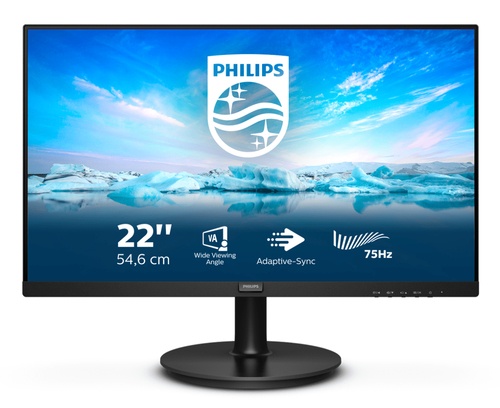 PHILIPS Philips V Line 222V8LA/00 Monitor PC 54,6 cm (21.5") 1920 x 1080 Pixel Full HD LCD Nero - MONITOR E ACCESSORI | TecnoCARE.net Sabaudia, Latina, Terracina, San Felice Circeo e Pontinia