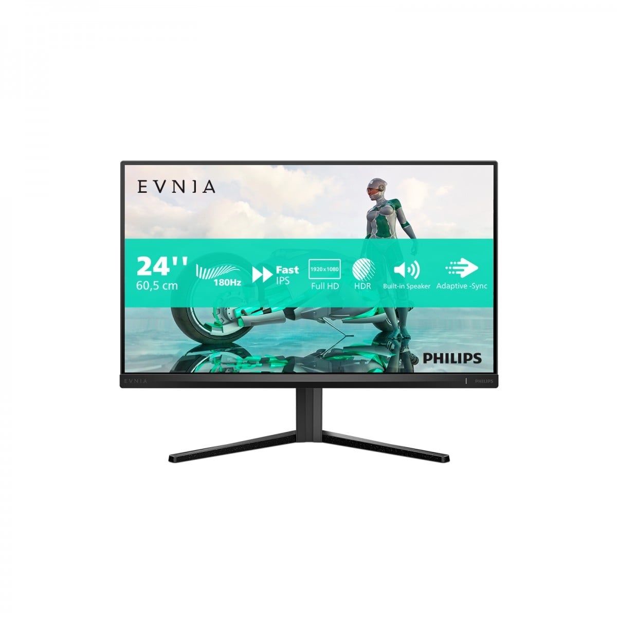PHILIPS Philips Evnia 24M2N3200S/00 Monitor PC 60,5 cm (23.8") 1920 x 1080 Pixel Full HD LCD Nero - MONITOR E ACCESSORI | TecnoCARE.net Sabaudia, Latina, Terracina, San Felice Circeo e Pontinia