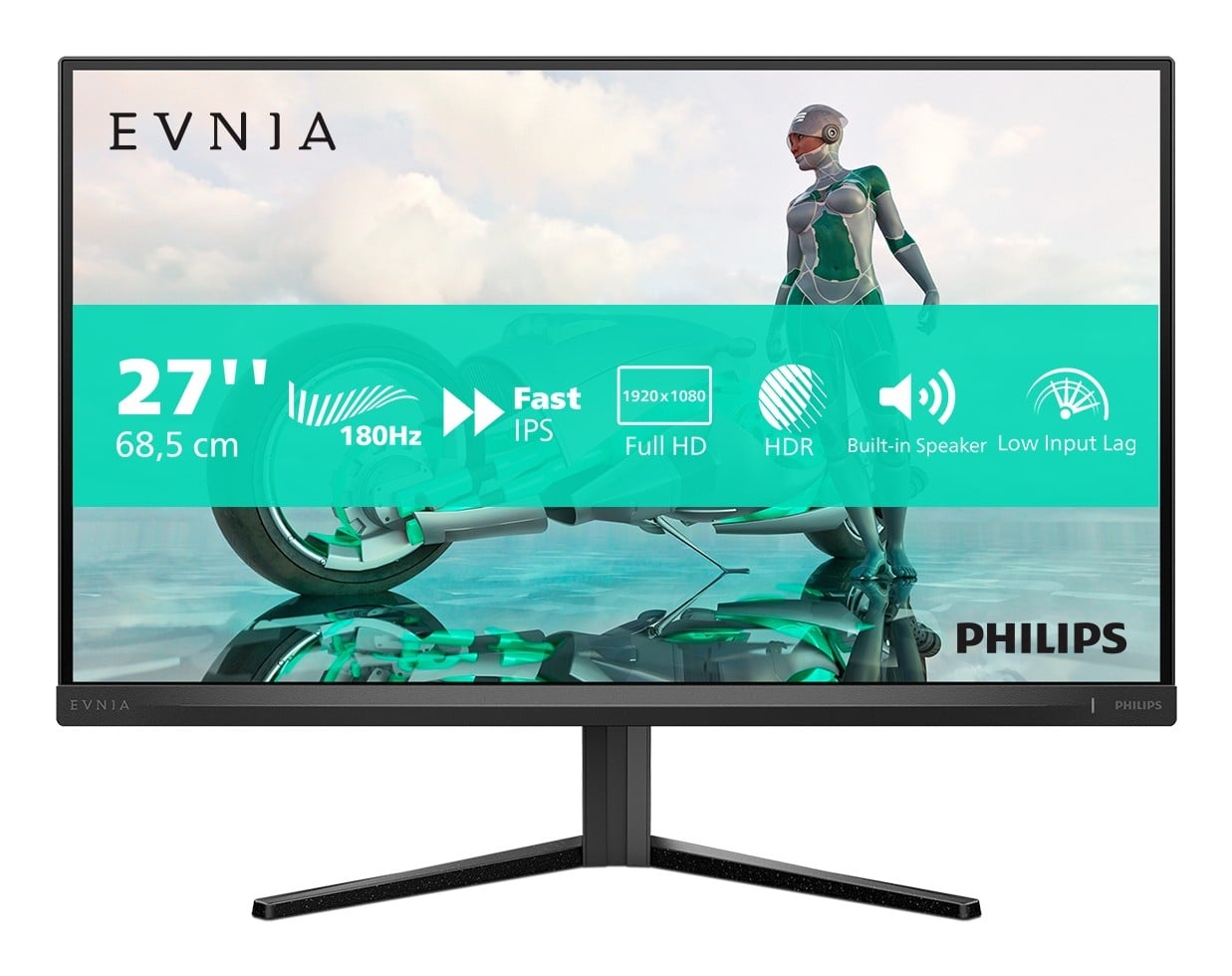 PHILIPS Philips Evnia 27M2N3200S/00 Monitor PC 68,6 cm (27") 1920 x 1080 Pixel Full HD LCD Nero - MONITOR E ACCESSORI | TecnoCARE.net Sabaudia, Latina, Terracina, San Felice Circeo e Pontinia