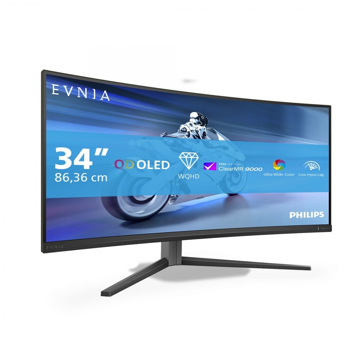 PHILIPS Philips Evnia 34M2C6500/00 Monitor PC 86,4 cm (34") 3440 x 1440 Pixel Wide Quad HD QD-OLED Grigio - MONITOR E ACCESSORI | TecnoCARE.net Sabaudia, Latina, Terracina, San Felice Circeo e Pontinia