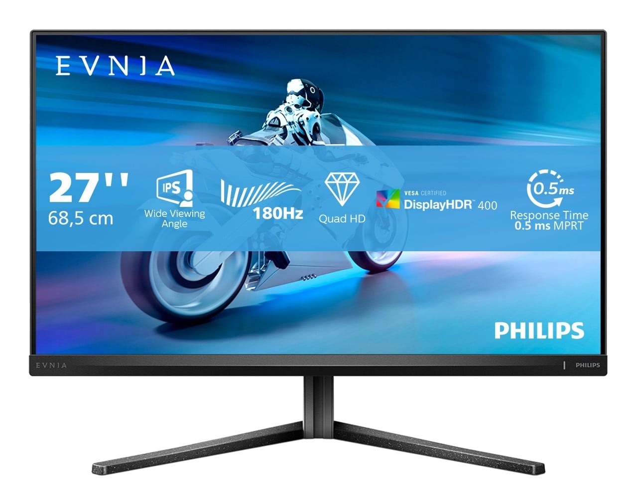 PHILIPS Philips Evnia 5000 27M2N5500/00 Monitor PC 68,6 cm (27") 2560 x 1440 Pixel Quad HD LCD Nero - MONITOR E ACCESSORI | TecnoCARE.net Sabaudia, Latina, Terracina, San Felice Circeo e Pontinia