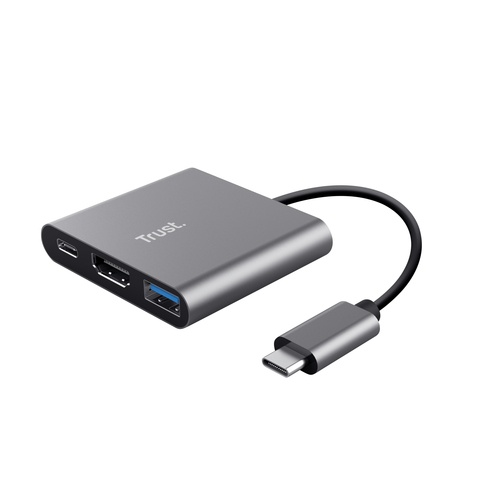 TRUST TRUST ADATTATORE DALYX 3-IN-1 USB-C - DOCKING STATION | TecnoCARE.net Sabaudia, Latina, Terracina, San Felice Circeo e Pontinia