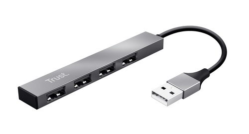 TRUST TRUST MINI USB HUB 4 PORTE HALYX ALUMINIUM - HUB USB | TecnoCARE.net Sabaudia, Latina, Terracina, San Felice Circeo e Pontinia