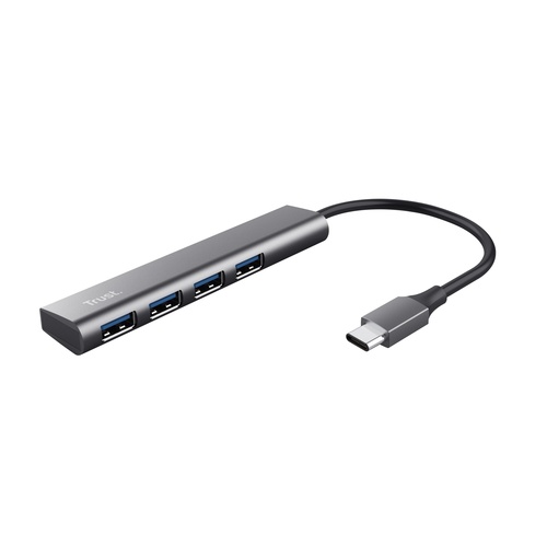 TRUST TRUST HUB HALYX 4-PORT USB-C - HUB USB | TecnoCARE.net Sabaudia, Latina, Terracina, San Felice Circeo e Pontinia