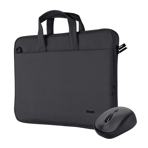 TRUST TRUST BORSA E MOUSE BOLOGNA, NERO - BORSE PER NOTEBOOK | TecnoCARE.net Sabaudia, Latina, Terracina, San Felice Circeo e Pontinia