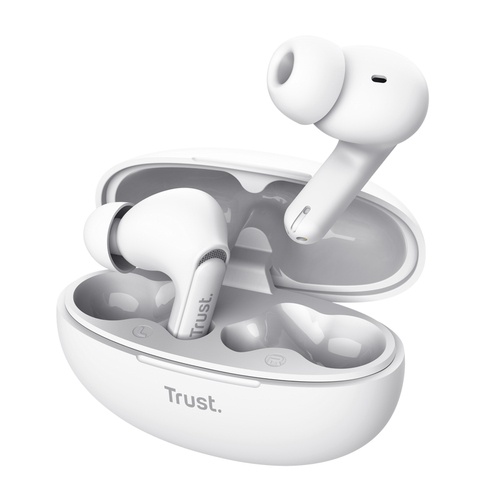 TRUST TRUST EARBUDS YAVI BT ENC, BIANCO - CUFFIE E MICROFONI | TecnoCARE.net Sabaudia, Latina, Terracina, San Felice Circeo e Pontinia