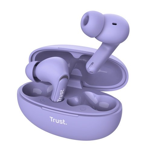 TRUST TRUST EARBUDS YAVI BT ENC, VIOLA - CUFFIE E MICROFONI | TecnoCARE.net Sabaudia, Latina, Terracina, San Felice Circeo e Pontinia