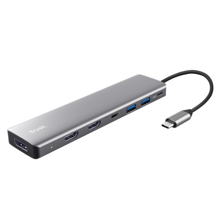 TRUST TRUST ADATTATORE MULTIPORTA DALYX 7-IN-1 - DOCKING STATION | TecnoCARE.net Sabaudia, Latina, Terracina, San Felice Circeo e Pontinia