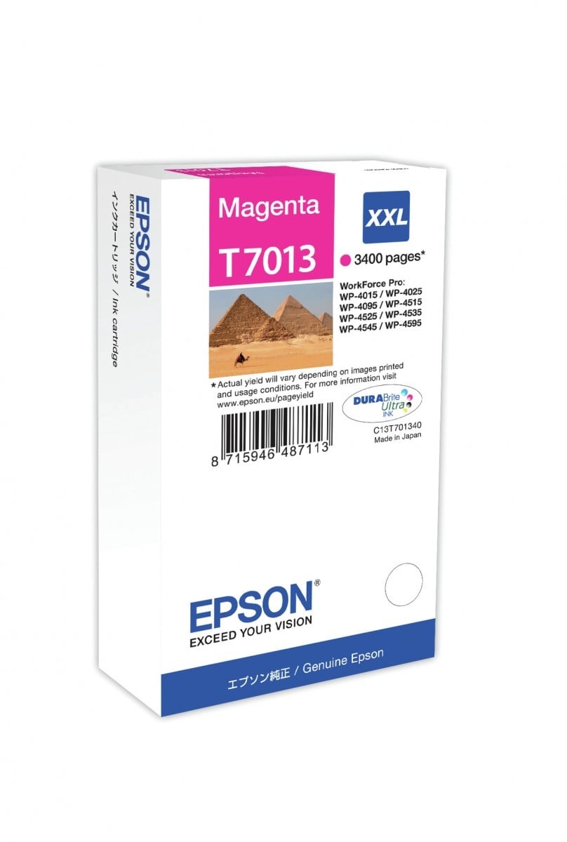 EPSON EPSON Ink Cartridge XXL Magenta 3.4k - STAMPANTI E SCANNER | TecnoCARE.net Sabaudia, Latina, Terracina, San Felice Circeo e Pontinia