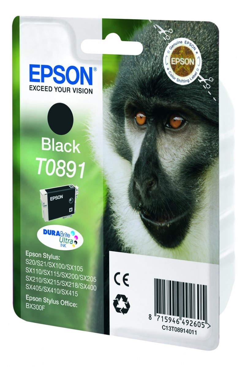 EPSON Epson Monkey Cartuccia Nero - STAMPANTI E SCANNER | TecnoCARE.net Sabaudia, Latina, Terracina, San Felice Circeo e Pontinia