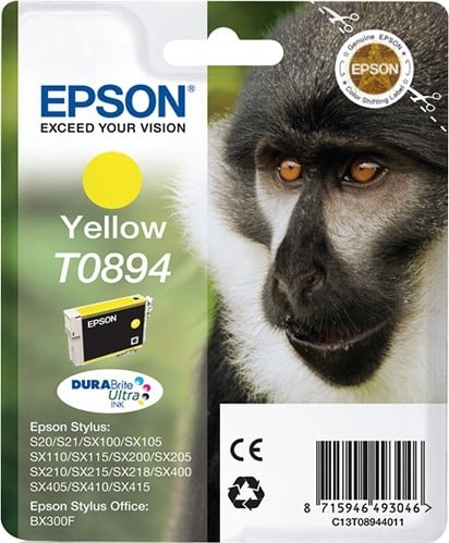 EPSON Epson Monkey Cartuccia Giallo - STAMPANTI E SCANNER | TecnoCARE.net Sabaudia, Latina, Terracina, San Felice Circeo e Pontinia