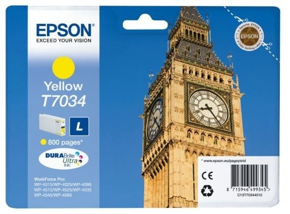 EPSON EPSON Ink Cartridge L Yellow 0.8k - STAMPANTI E SCANNER | TecnoCARE.net Sabaudia, Latina, Terracina, San Felice Circeo e Pontinia