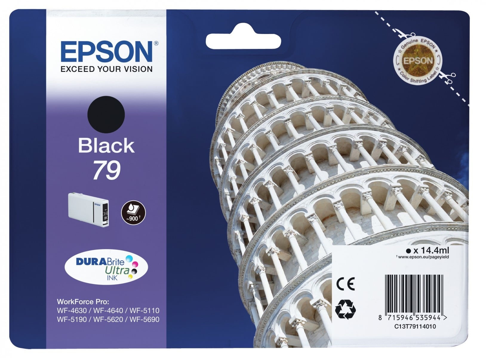 EPSON EPSON Singlepack Black 79 DURABrite Ultra Ink - STAMPANTI E SCANNER | TecnoCARE.net Sabaudia, Latina, Terracina, San Felice Circeo e Pontinia