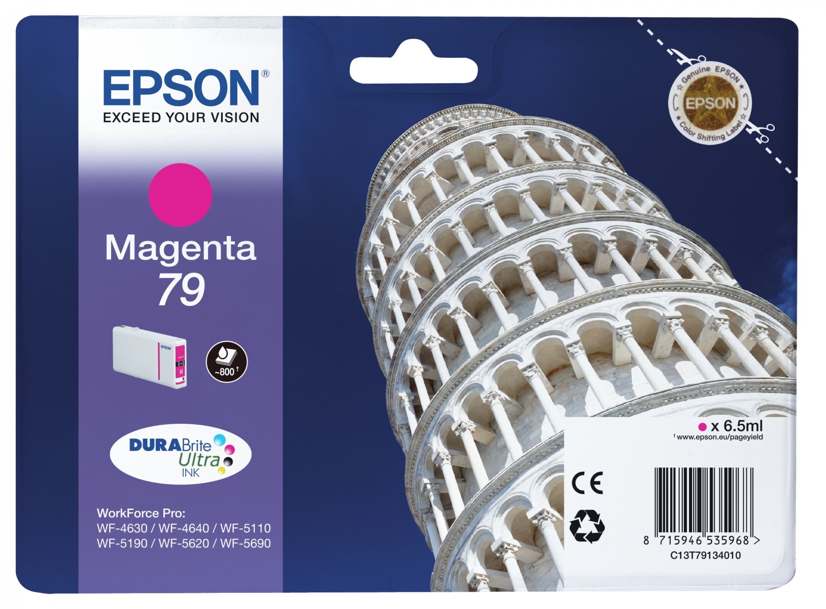 EPSON EPSON Singlepack Magenta 79 DURABrite Ultra Ink - STAMPANTI E SCANNER | TecnoCARE.net Sabaudia, Latina, Terracina, San Felice Circeo e Pontinia
