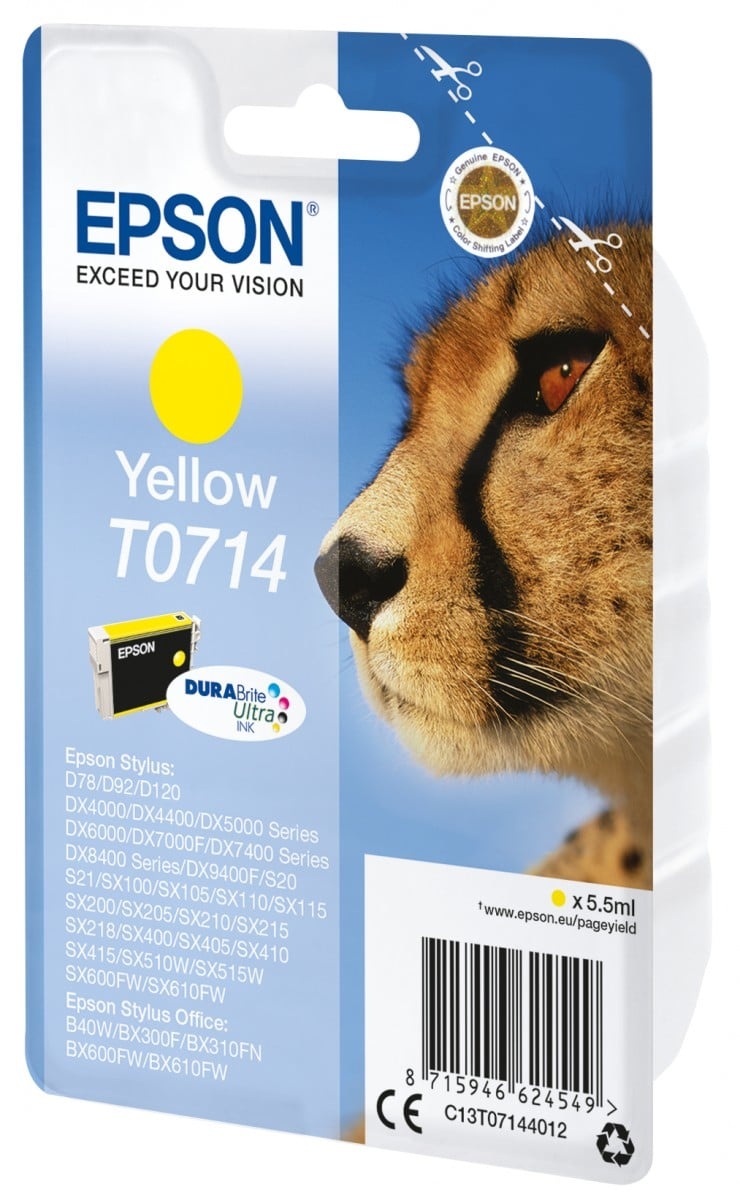 EPSON Epson Cartuccia Giallo - STAMPANTI E SCANNER | TecnoCARE.net Sabaudia, Latina, Terracina, San Felice Circeo e Pontinia