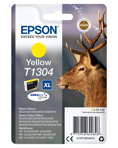 EPSON EPSON CART INK GIALLO PER B42WD/WF PRO 7015, SERIE XL CERVO - CARTUCCE INKJET | TecnoCARE.net Sabaudia, Latina, Terracina, San Felice Circeo e Pontinia