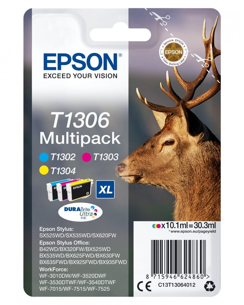 EPSON Epson Stag Multipack 3 colori - STAMPANTI E SCANNER | TecnoCARE.net Sabaudia, Latina, Terracina, San Felice Circeo e Pontinia