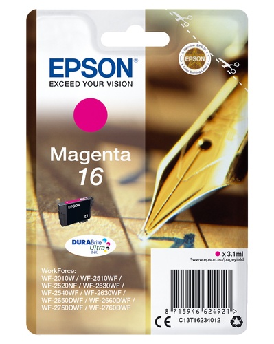 EPSON Epson Pen and crossword Cartuccia Penna e cruciverba Magenta Inchiostri DURABrite Ultra 16 - STAMPANTI E SCANNER | TecnoCARE.net Sabaudia, Latina, Terracina, San Felice Circeo e Pontinia