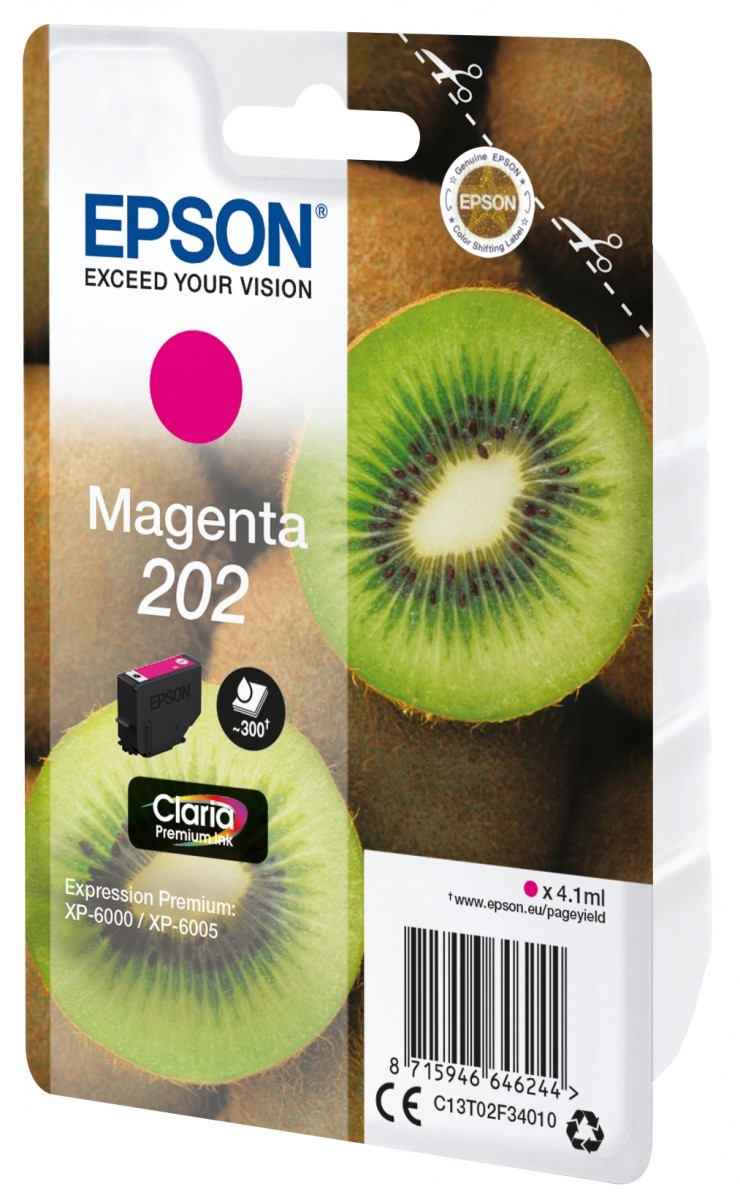 EPSON Epson Kiwi Singlepack Magenta 202 Claria Premium Ink - STAMPANTI E SCANNER | TecnoCARE.net Sabaudia, Latina, Terracina, San Felice Circeo e Pontinia