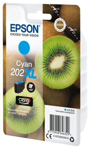EPSON EPSON CART INK CIANO 202XL KIWI CONF SINGOLA AD ALTA CAPACITA - CARTUCCE INKJET | TecnoCARE.net Sabaudia, Latina, Terracina, San Felice Circeo e Pontinia