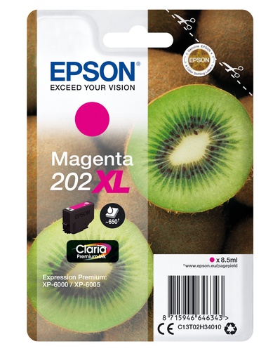 EPSON EPSON CART INK MAGENTA 202XL KIWI CONF SINGOLA AD ALTA CAPACITA - CARTUCCE INKJET | TecnoCARE.net Sabaudia, Latina, Terracina, San Felice Circeo e Pontinia