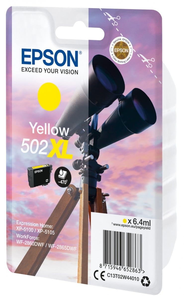EPSON Epson Singlepack Yellow 502XL Ink - STAMPANTI E SCANNER | TecnoCARE.net Sabaudia, Latina, Terracina, San Felice Circeo e Pontinia