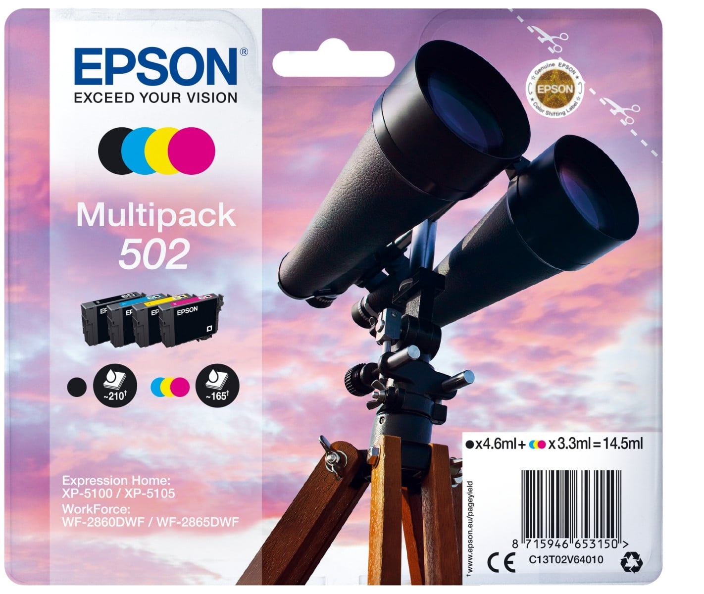 EPSON Epson Multipack 4-colours 502 Ink - STAMPANTI E SCANNER | TecnoCARE.net Sabaudia, Latina, Terracina, San Felice Circeo e Pontinia