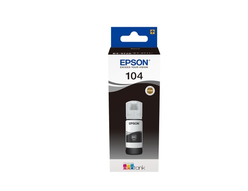 EPSON EPSON FLACONE ECOTANK NERO 65ML, 104 - CARTUCCE INKJET | TecnoCARE.net Sabaudia, Latina, Terracina, San Felice Circeo e Pontinia