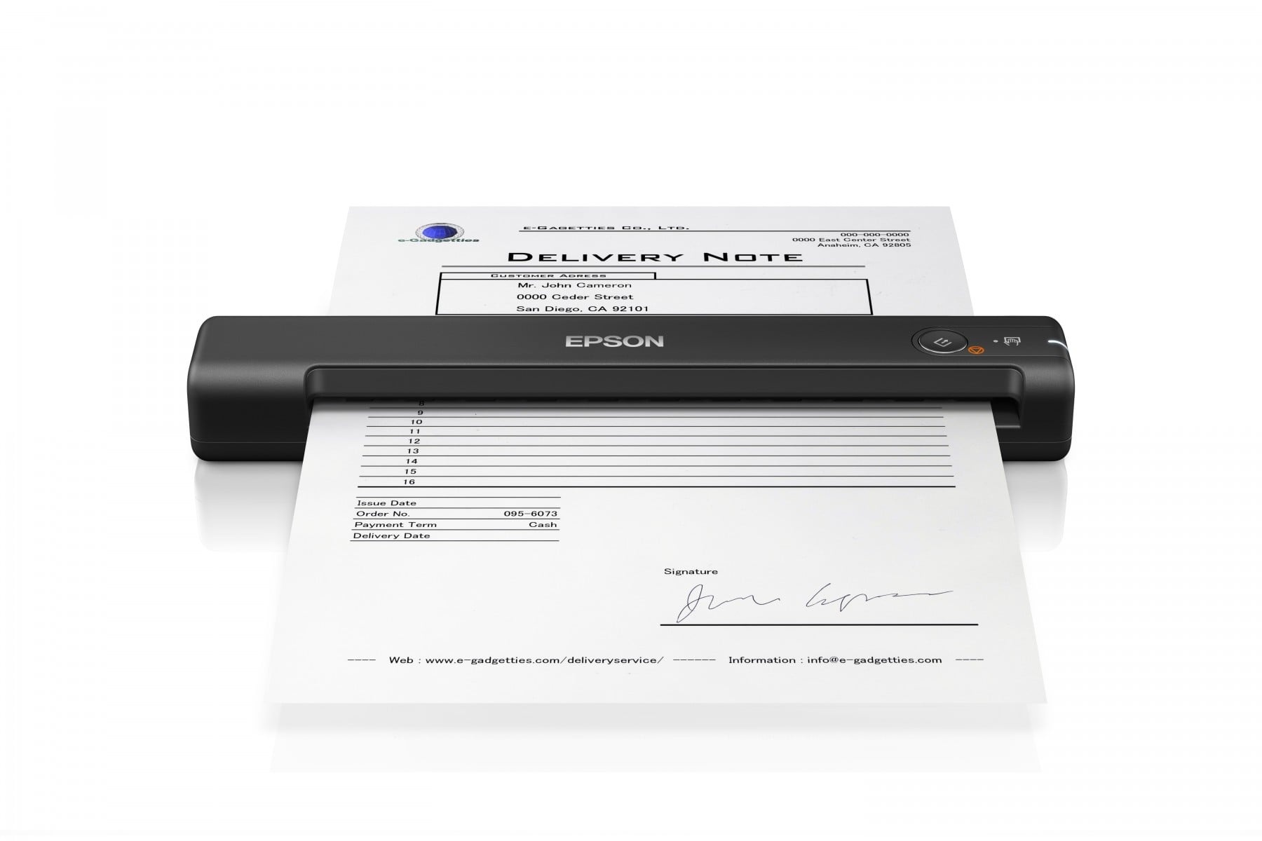 EPSON Epson WorkForce ES-50 scanner mobile 600 x 600 DPI 5,5ppm - STAMPANTI E SCANNER | TecnoCARE.net Sabaudia, Latina, Terracina, San Felice Circeo e Pontinia