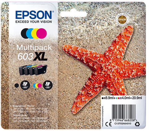 EPSON Epson Multipack 4-colours 603XL Ink - STAMPANTI E SCANNER | TecnoCARE.net Sabaudia, Latina, Terracina, San Felice Circeo e Pontinia