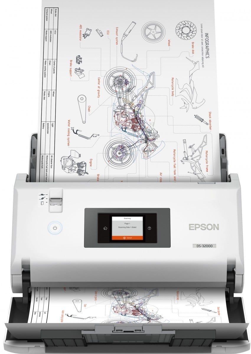 EPSON Epson WorkForce DS-32000 scanner ADF 600 x 600 DPI 90ppm - STAMPANTI E SCANNER | TecnoCARE.net Sabaudia, Latina, Terracina, San Felice Circeo e Pontinia
