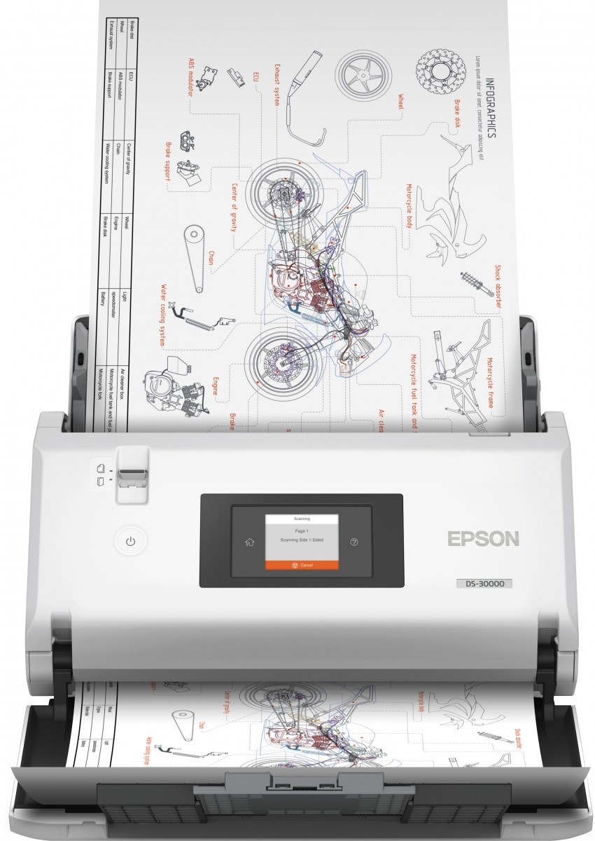 EPSON Epson WorkForce DS-30000 scanner ADF 600 x 600 DPI 70ppm - STAMPANTI E SCANNER | TecnoCARE.net Sabaudia, Latina, Terracina, San Felice Circeo e Pontinia