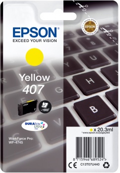 EPSON EPSON CART. INK GIALLO PER WF-4545, 407 L - CARTUCCE INKJET | TecnoCARE.net Sabaudia, Latina, Terracina, San Felice Circeo e Pontinia