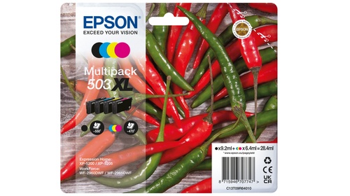 EPSON EPSON CART INK  PEPERONCINO, 4-COLOURS 503XL - CARTUCCE INKJET | TecnoCARE.net Sabaudia, Latina, Terracina, San Felice Circeo e Pontinia