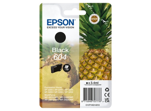 EPSON EPSON CARTUCCIA 604 INKJET SERIE ANANAS NERO - CARTUCCE INKJET | TecnoCARE.net Sabaudia, Latina, Terracina, San Felice Circeo e Pontinia