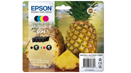 EPSON EPSON CARTUCCIA 604 MULTIPACK INKJET SERIE ANANAS 4 COLORI FORMATO STD - CARTUCCE INKJET | TecnoCARE.net Sabaudia, Latina, Terracina, San Felice Circeo e Pontinia